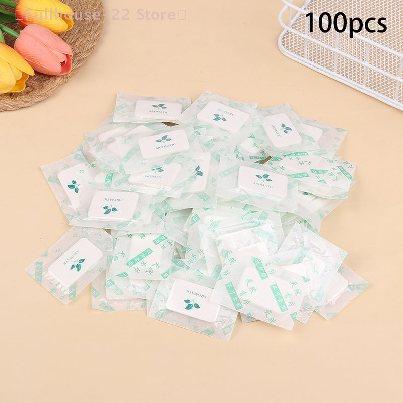 Home Fragrance Sachet - 【MAX-22】100Pcs Jasmine Lemon Vanilla Deodorant Sachet