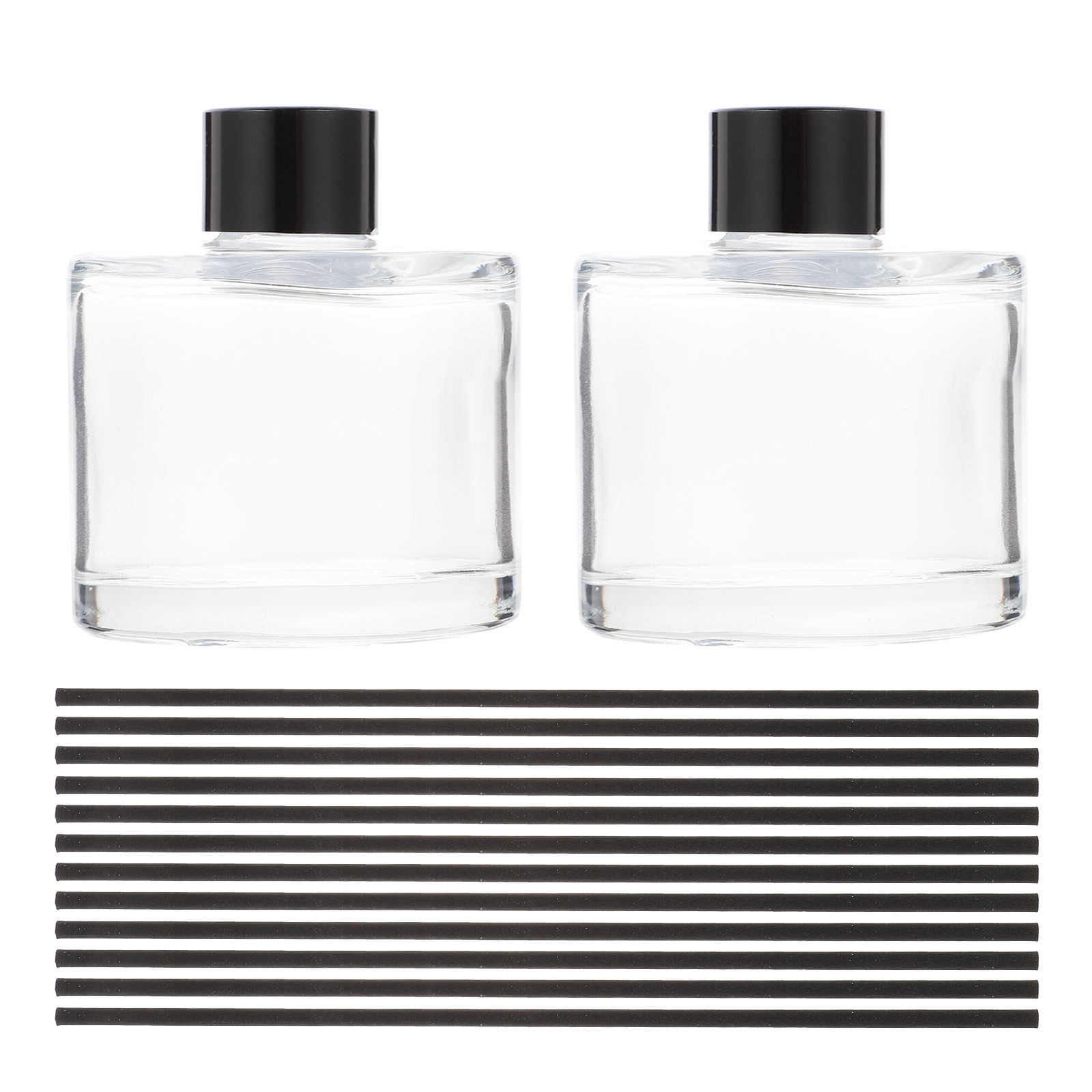 Home Fragrance Aroma Set - 1Set Premium Glass Aroma Diffuser Bottles