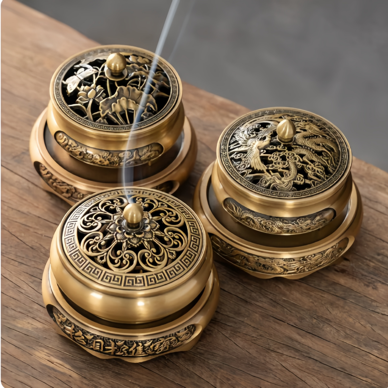 Copper incense burner, Chinese - Home Fragrance Vanilla Cashmere 리뷰 및 가격