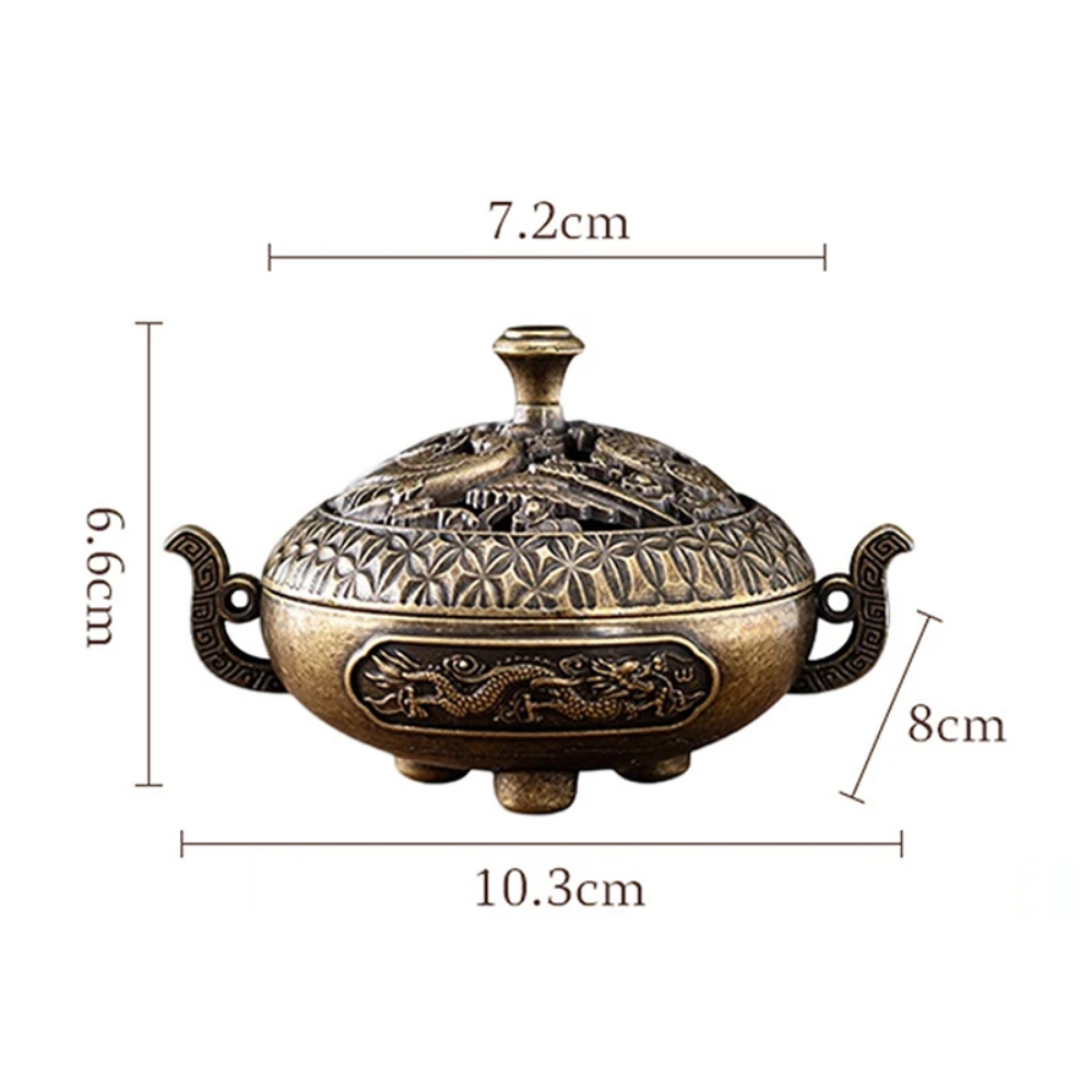 Copper incense burner, Chinese - Home Fragrance Vanilla Cashmere 리뷰 및 가격