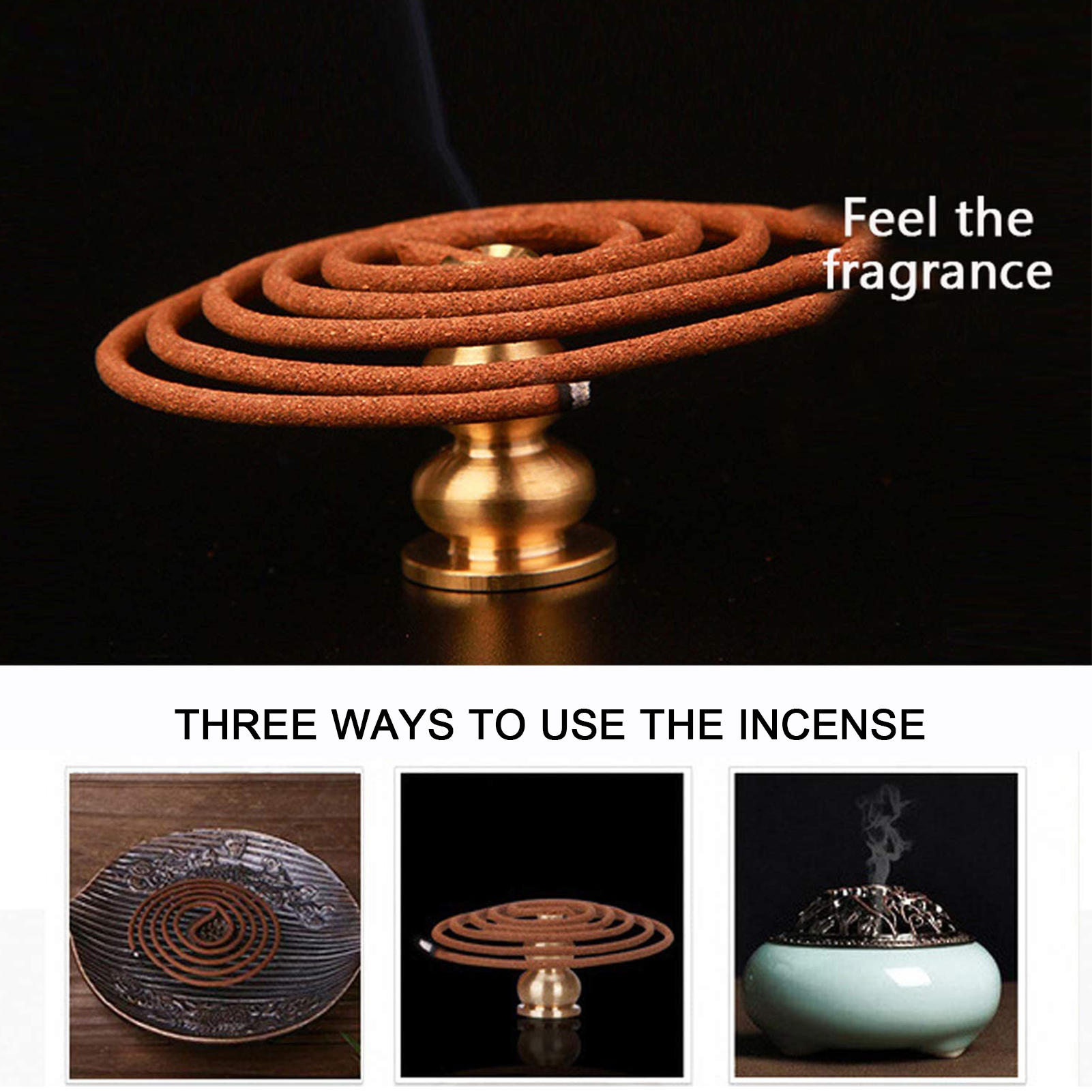 120Pcs Incense Coil Study Arom - Home Fragrance Vanilla Cashmere 리뷰 및 가격