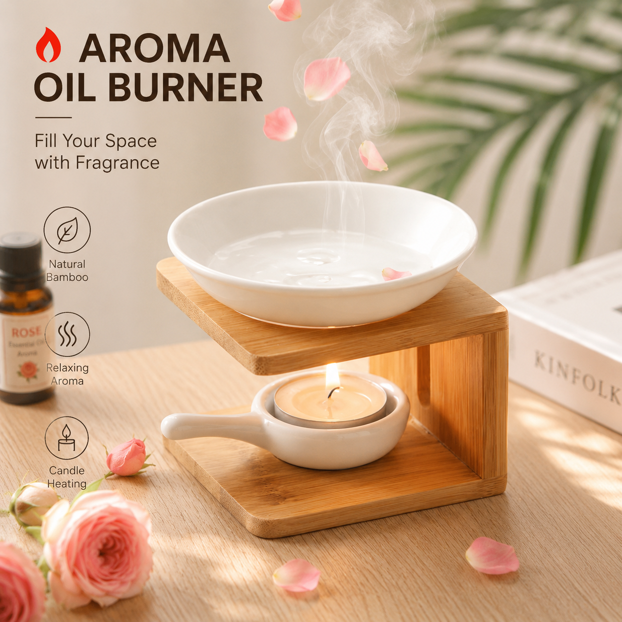 Bamboo Ceramic Essential Oil B - Home Fragrance Oils For Oil Burners 리뷰 및 가격