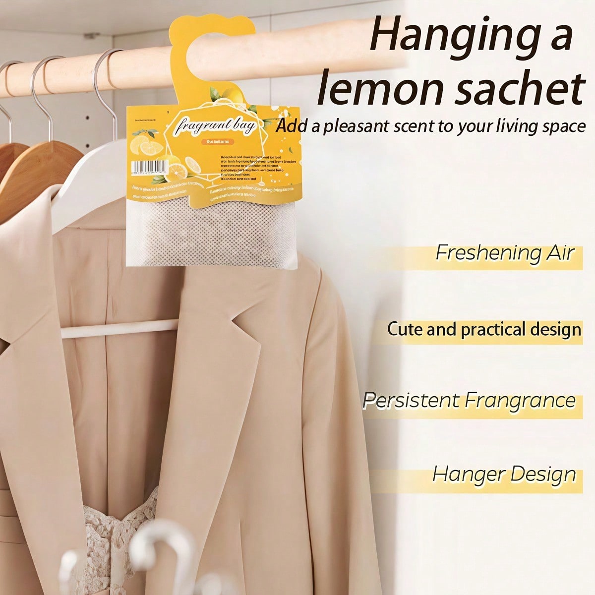 Hanging Lemon Scented Sachets, - Home Fragrance Sachet 리뷰 및 가격