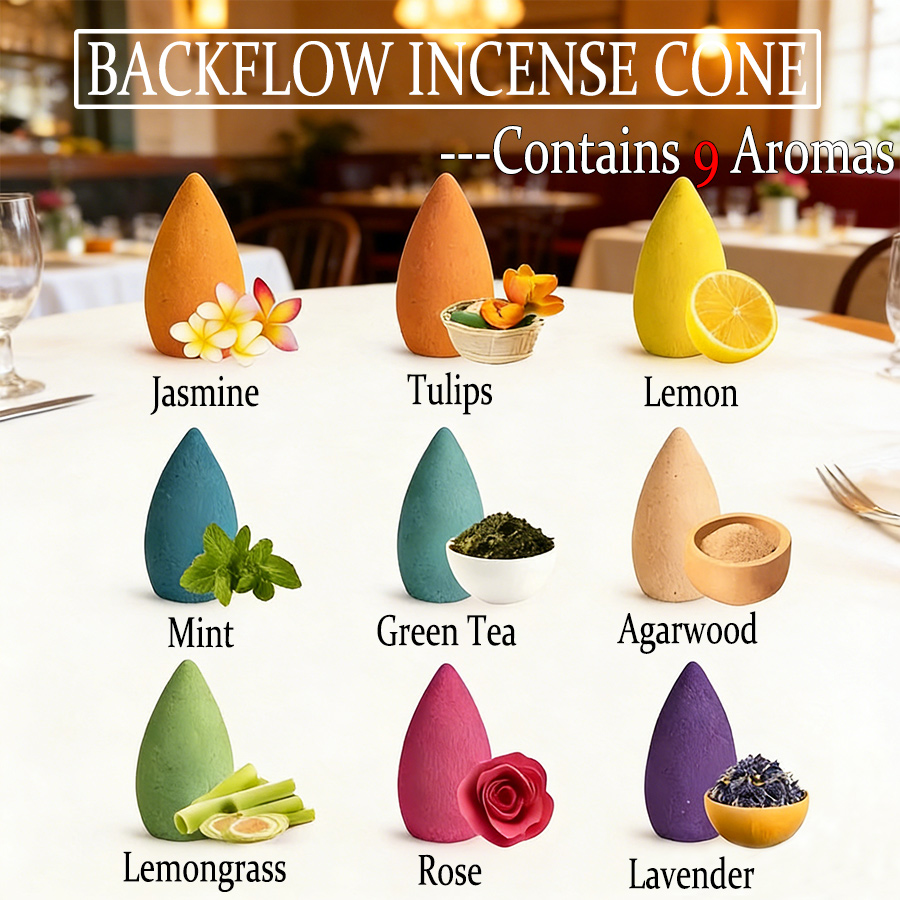 High-Quality Natural Backflow  - Home Fragrance Vanilla Cashmere 리뷰 및 가격