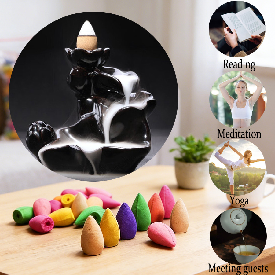 High-Quality Natural Backflow  - Home Fragrance Vanilla Cashmere 리뷰 및 가격