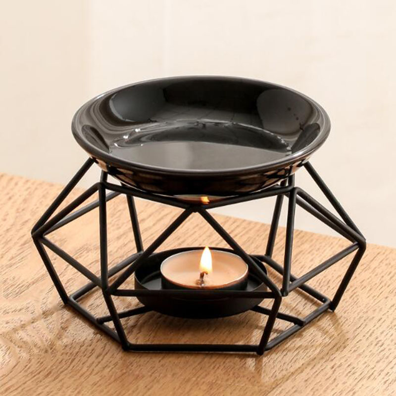 Ceramic Bowl Iron Rack Black C - Home Fragrance Oils For Oil Burners 리뷰 및 가격