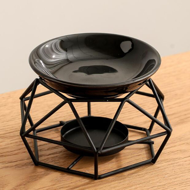 Ceramic Bowl Iron Rack Black C - Home Fragrance Oils For Oil Burners 리뷰 및 가격