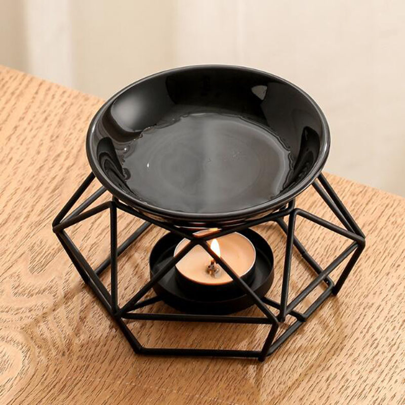 Ceramic Bowl Iron Rack Black C - Home Fragrance Oils For Oil Burners 리뷰 및 가격