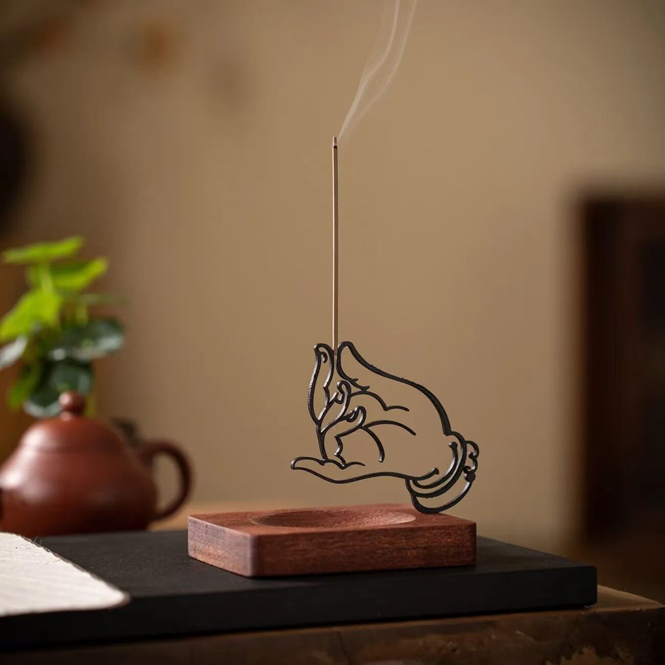 Buddha Hand Incense Stick Hold - Home Fragrance Vanilla Cashmere 리뷰 및 가격