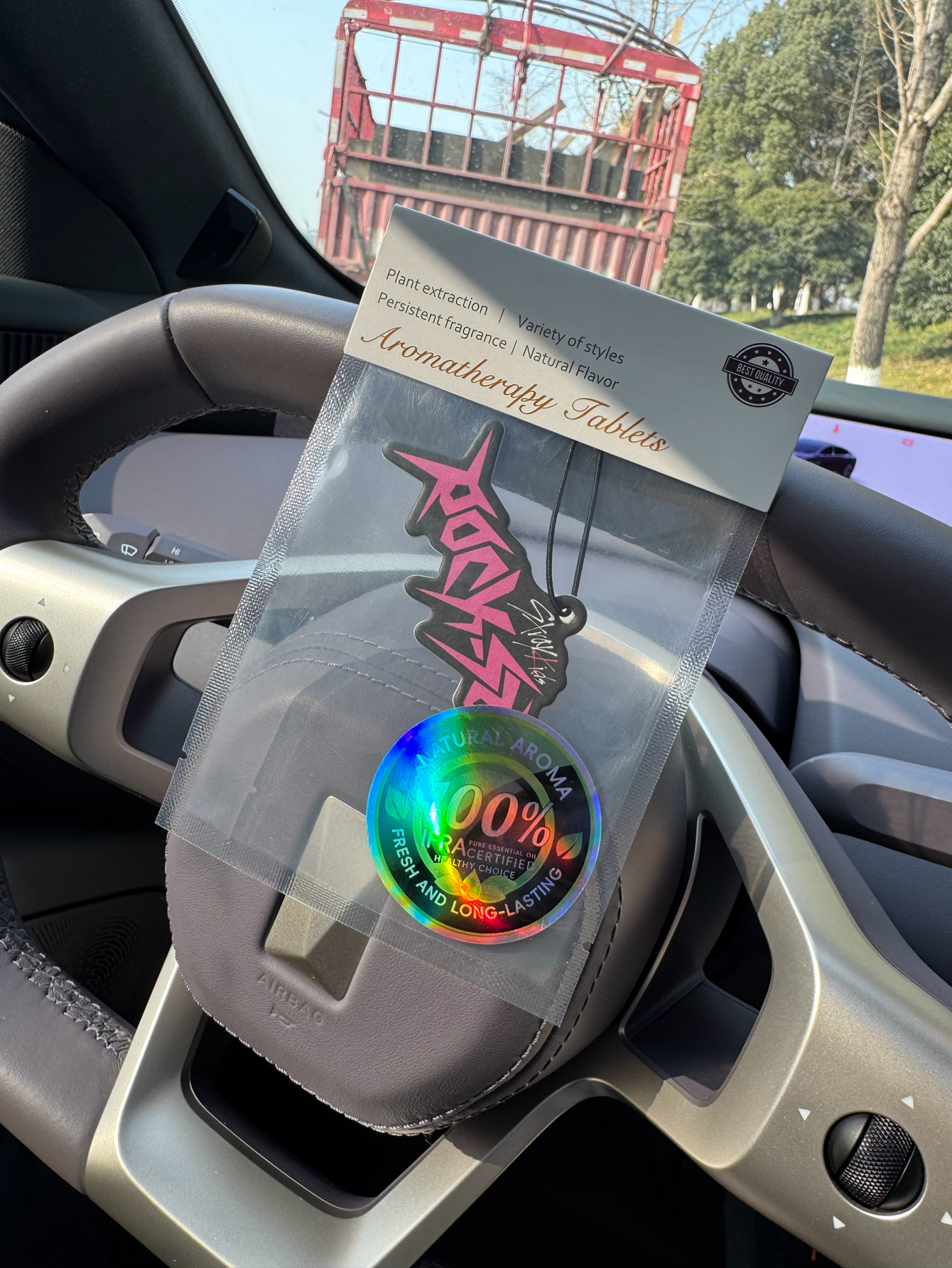 Kpop Style Graffiti Car Air Fr - Home Fragrance English Pear And Freesia 리뷰 및 가격